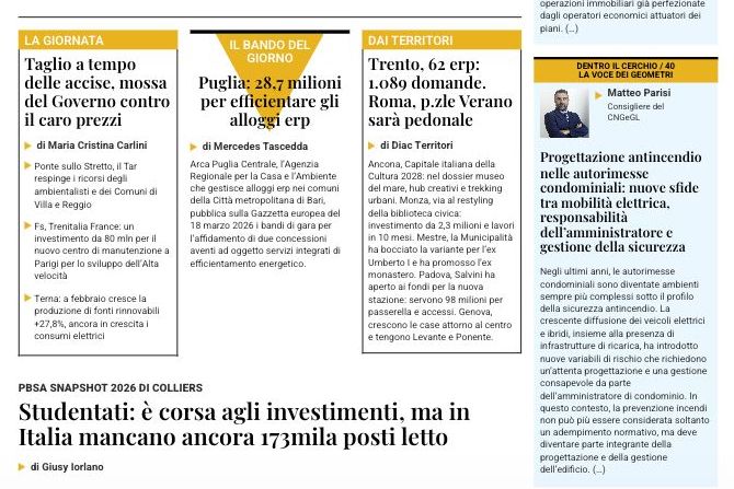 Progettazione antincendio, nuove sfide nelle autorimesse condominiali: tra mobilità elettrica, responsabilità dell’amministratore e gestione della sicurezza